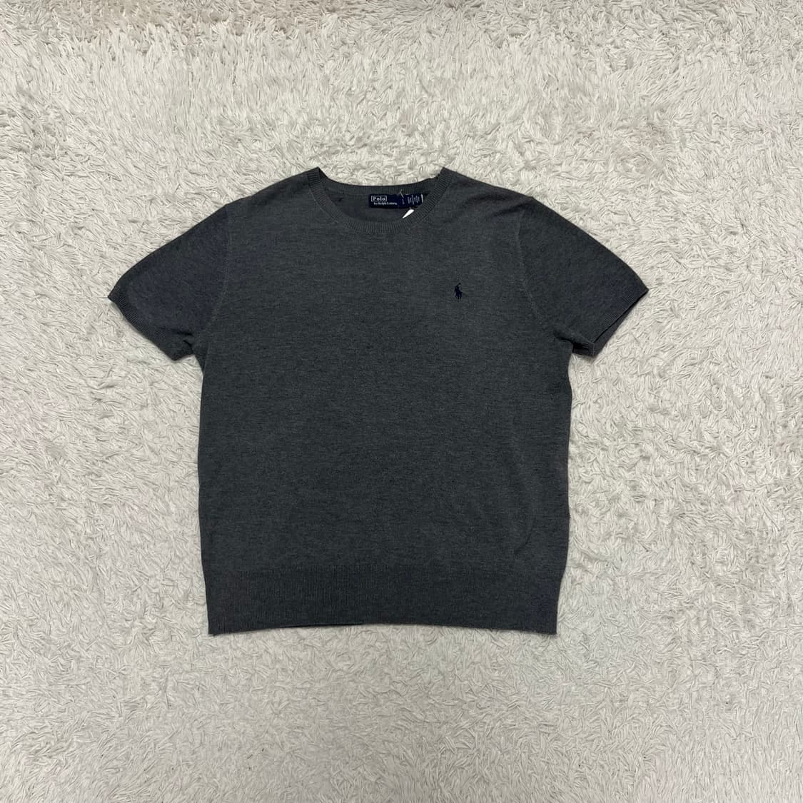 Polo grey knit t-shirt 상품이미지4