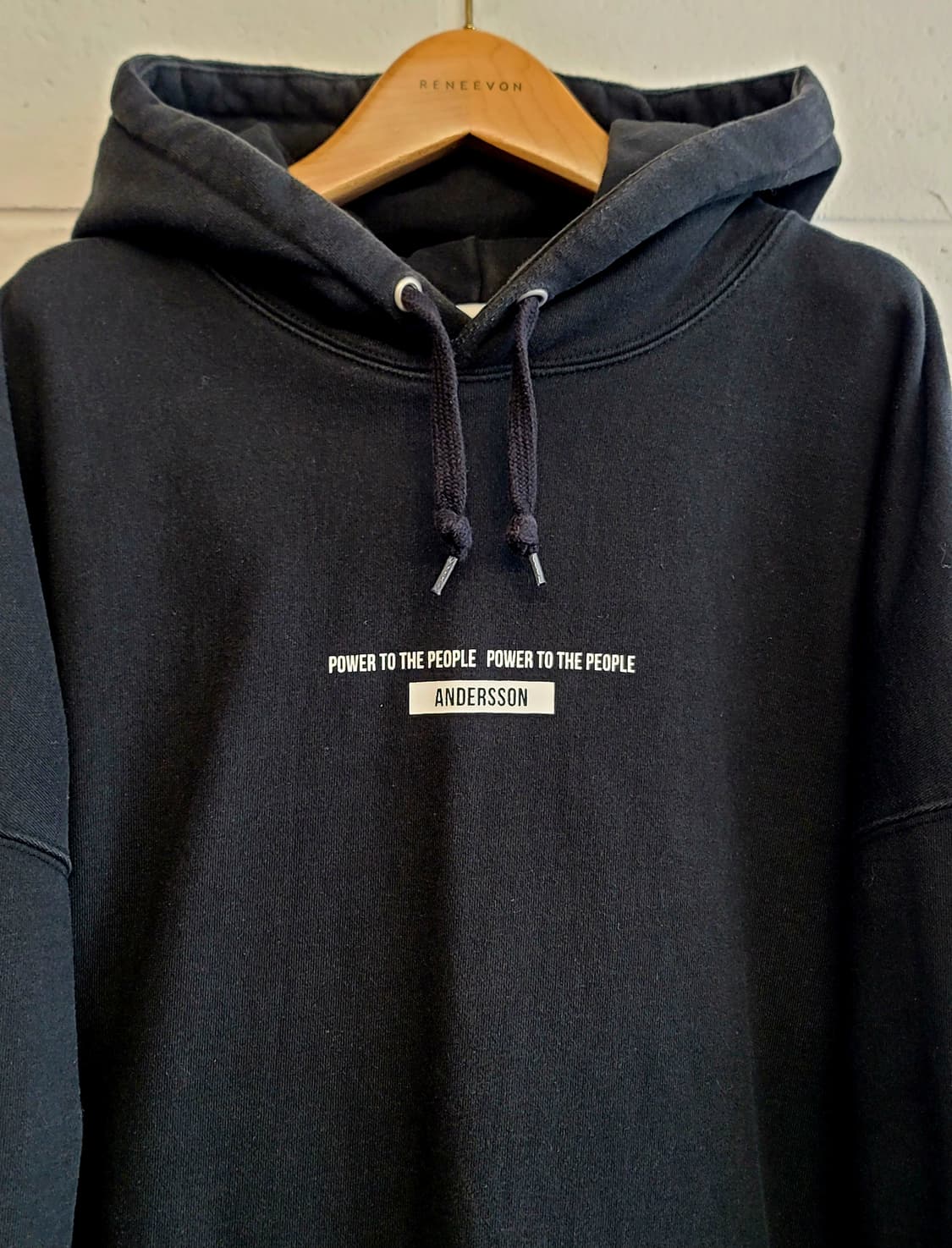 앤더슨벨 오버핏 후드티(안감 약기모) 판매 상품이미지3