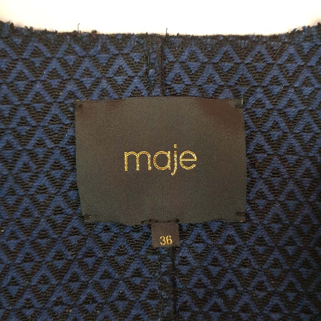 마쥬 Maje 비비안 본디드 가죽 자켓 36사이즈 상품이미지6