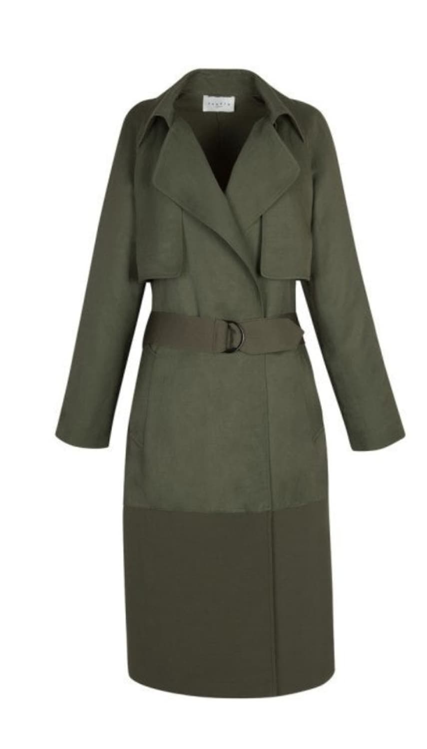 산드로 비스코스 린넨 트렌치코트 상품이미지9