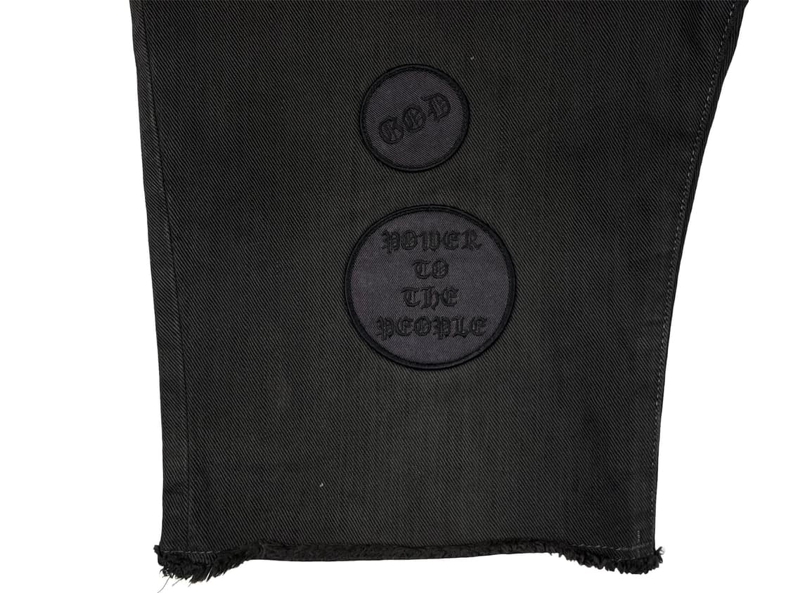 patch denim half pants 상품이미지3