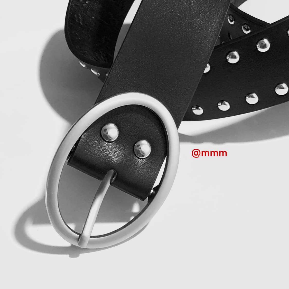 [Unisex] 원버클 2스터드 레더 벨트 상품이미지10