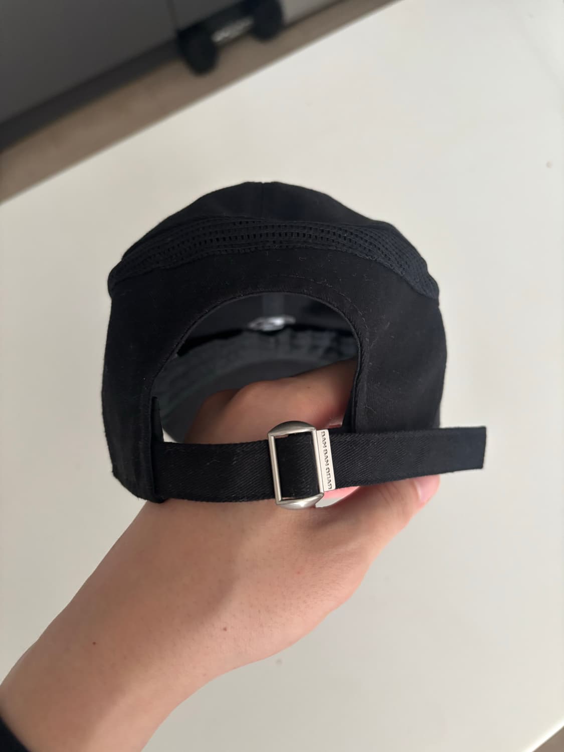 산산기어 커브패널캡 블랙 상품이미지4