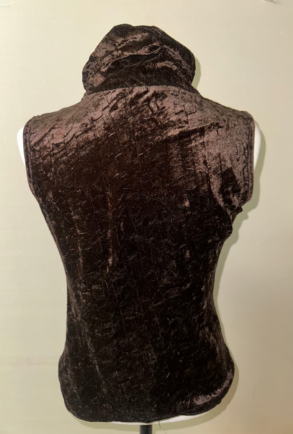 빈티지 플로럴 하이넥 패치워크 나시 상품이미지2