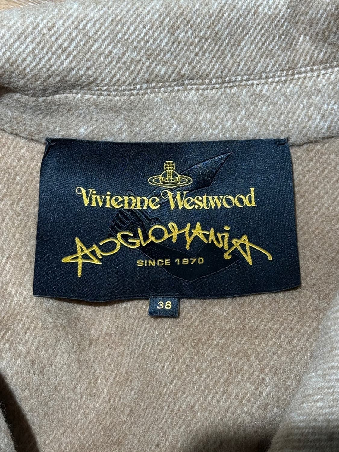 비비안웨스트우드 앵글로매니아 베이지 스트링 울 롱 코트 상품이미지9