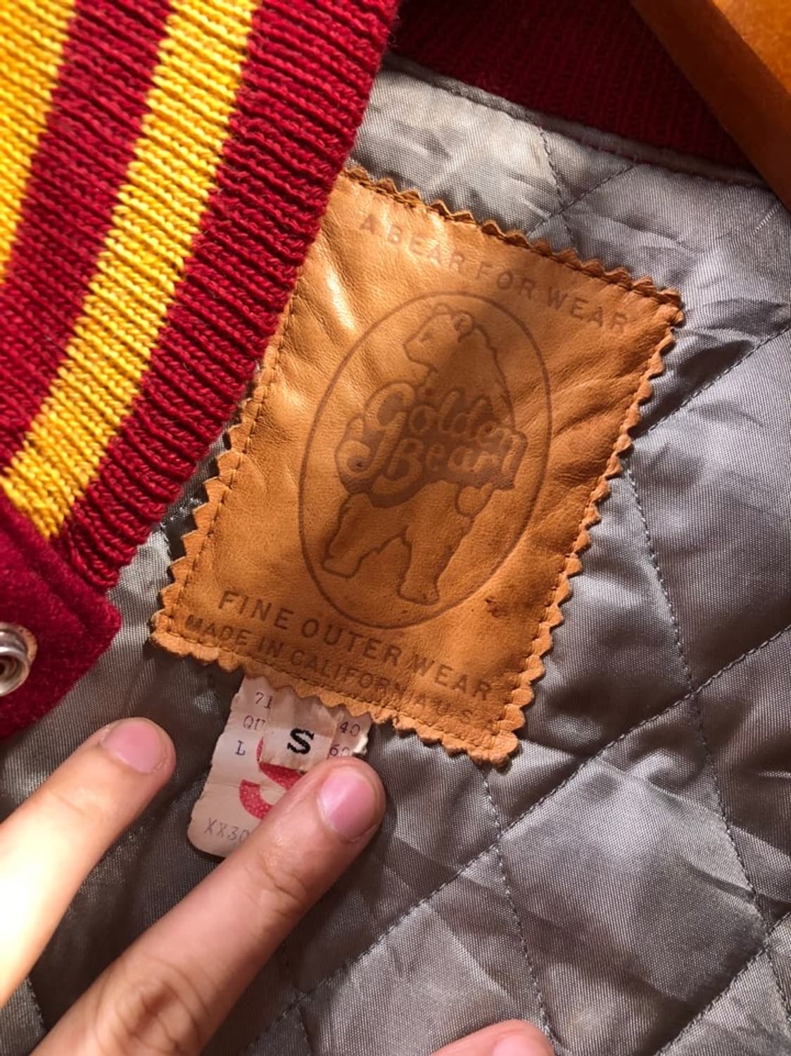 골든베어 바시티 자켓 상품이미지6