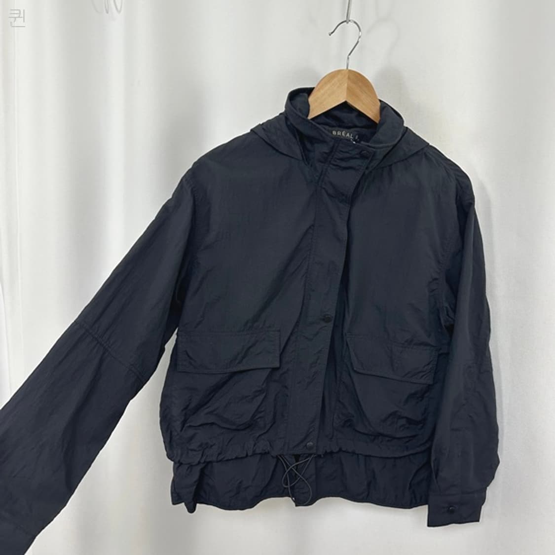 브리엘 여자 나일론 집업자켓 검정 77 상품이미지3