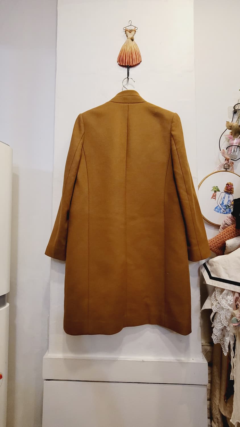 럭키슈에뜨 노카라 숄 울코트 상품이미지8