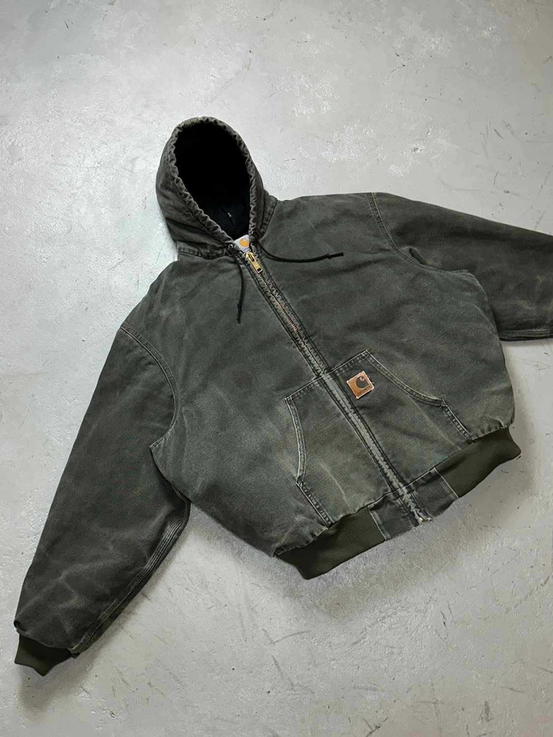 00's OG 칼하트 J68 액티브 자켓 칼하트 MOS 모스그린 상품이미지5