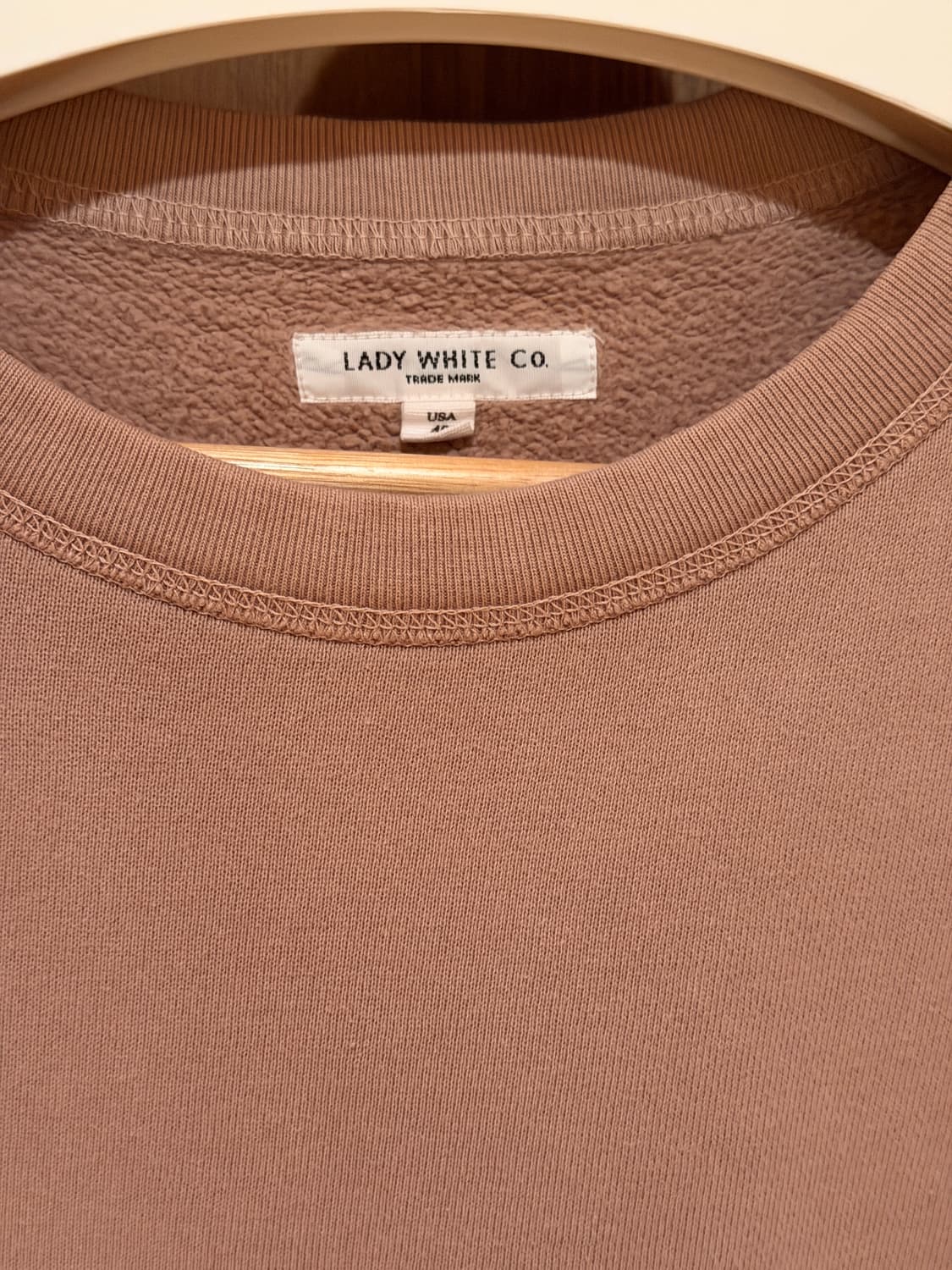 레이디 화이트 스웻셔츠/맨투맨 (40 / L) 상품이미지2