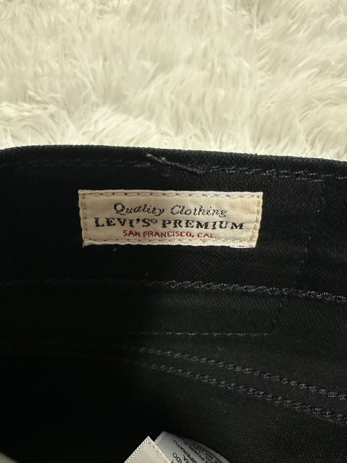 리바이스 프리미엄 블랙 진 W34 L32 상품이미지6