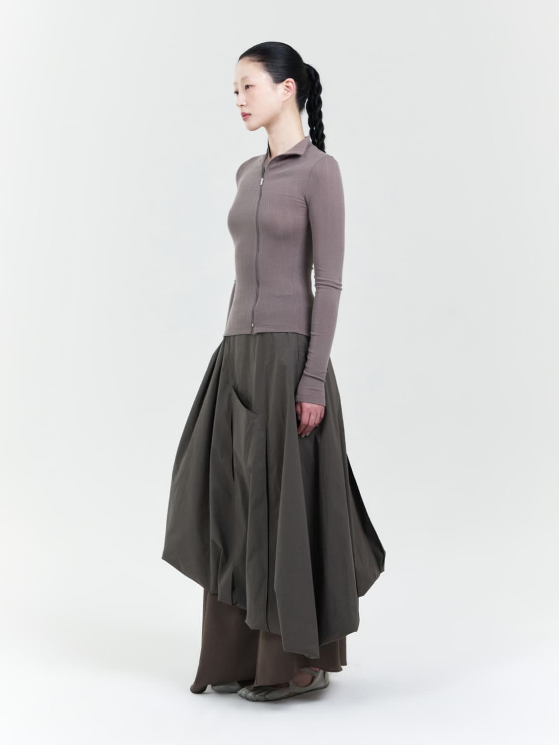 EE 이이 LONG ASYMMETY BALLOON SKIRT 스커트 상품이미지10