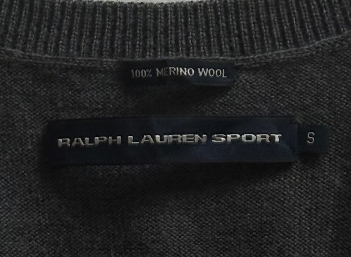 Polo 폴로랄프로렌 그레이 V넥 니트 상품이미지4