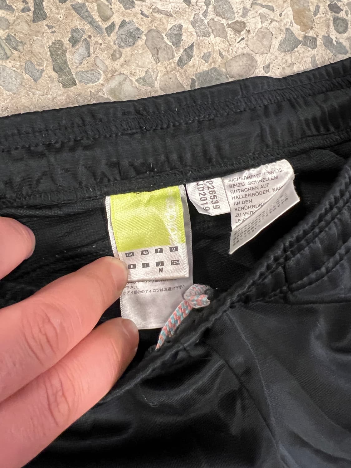 M) 아디다스 블랙 부츠컷 트레이닝 팬츠 P106 상품이미지2