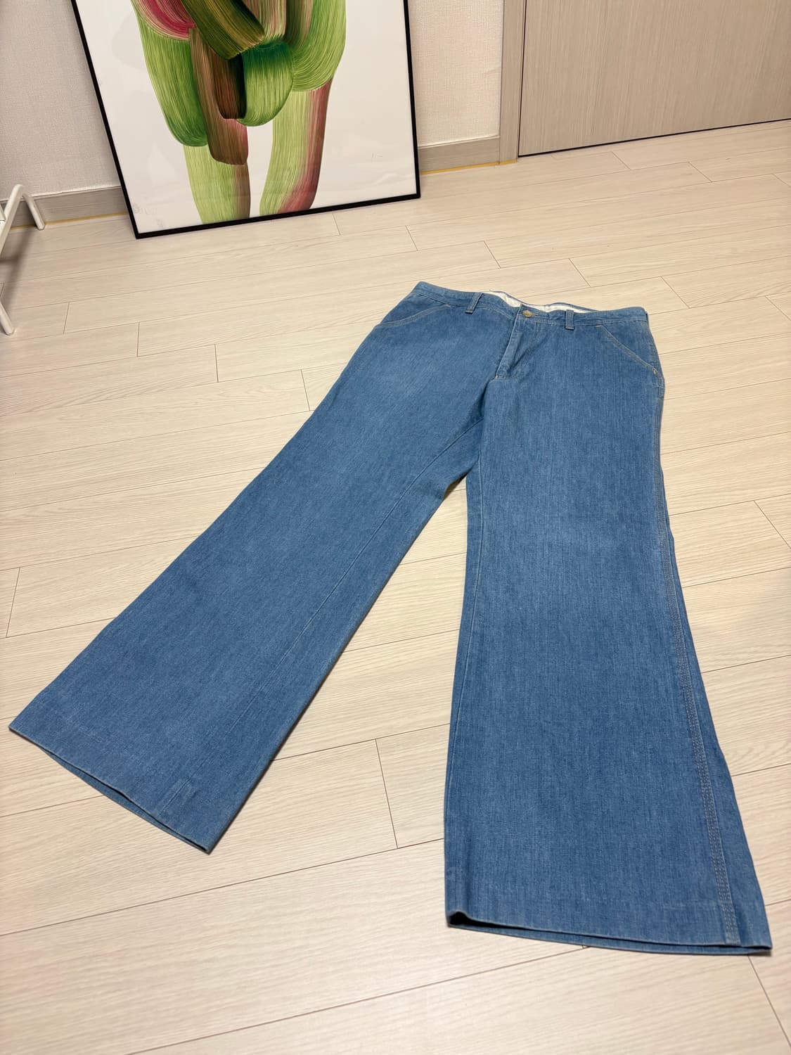 빈티지 리바이스 벨바텀 플레어 데님 연청 30-31 상품이미지1