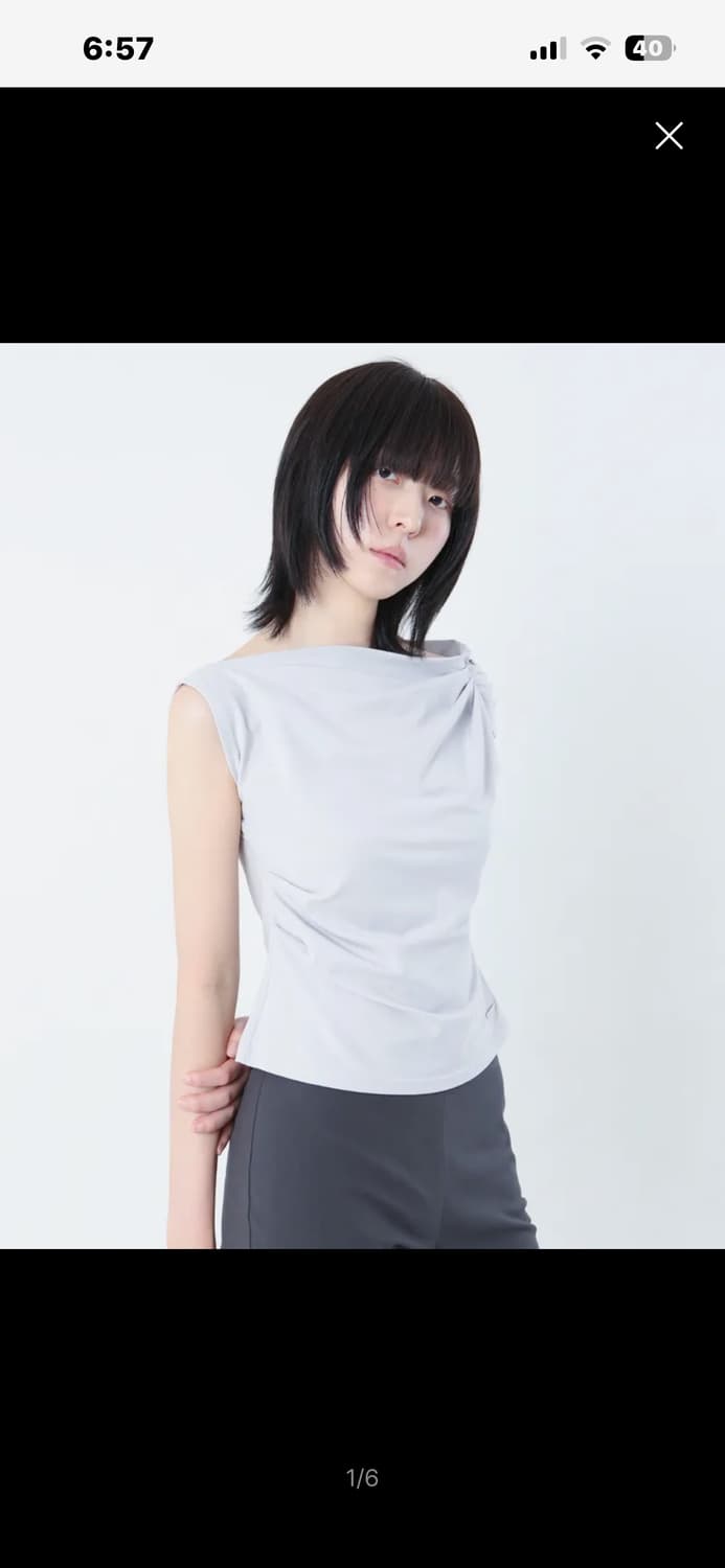 미세키서울 Slanted sleeveless 상품이미지3