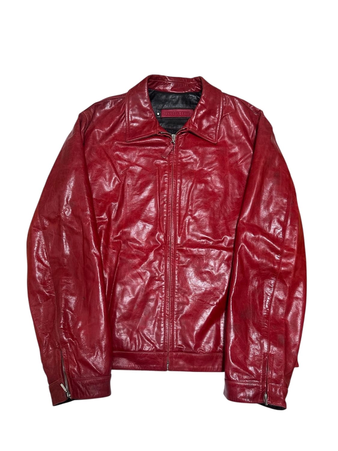 JUNKO KOSHINO 소가죽 레더 자켓 상품이미지1
