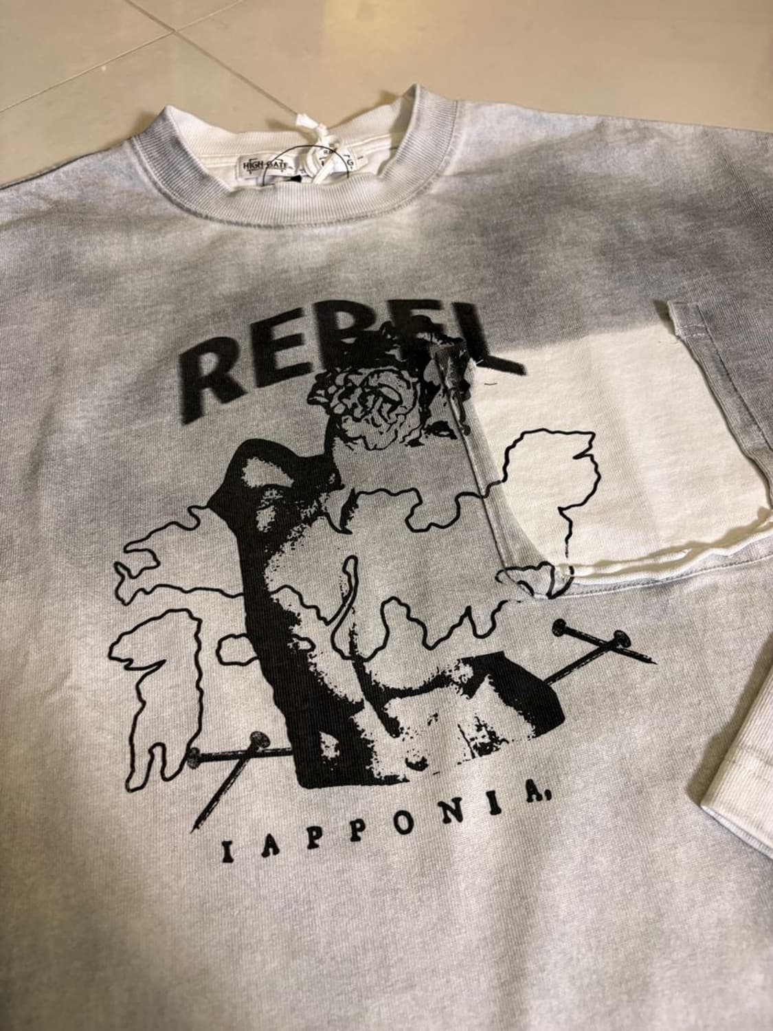 PRINT L/S TEE 더티 프린트 긴팔 티셔츠 #02 상품이미지7