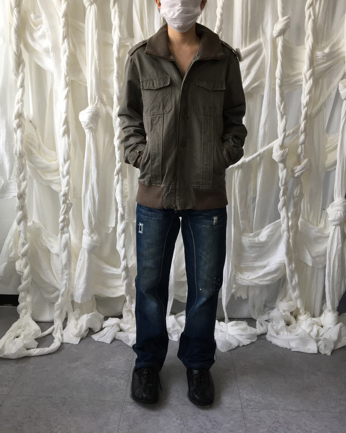 High neck bomber jacket 상품이미지8