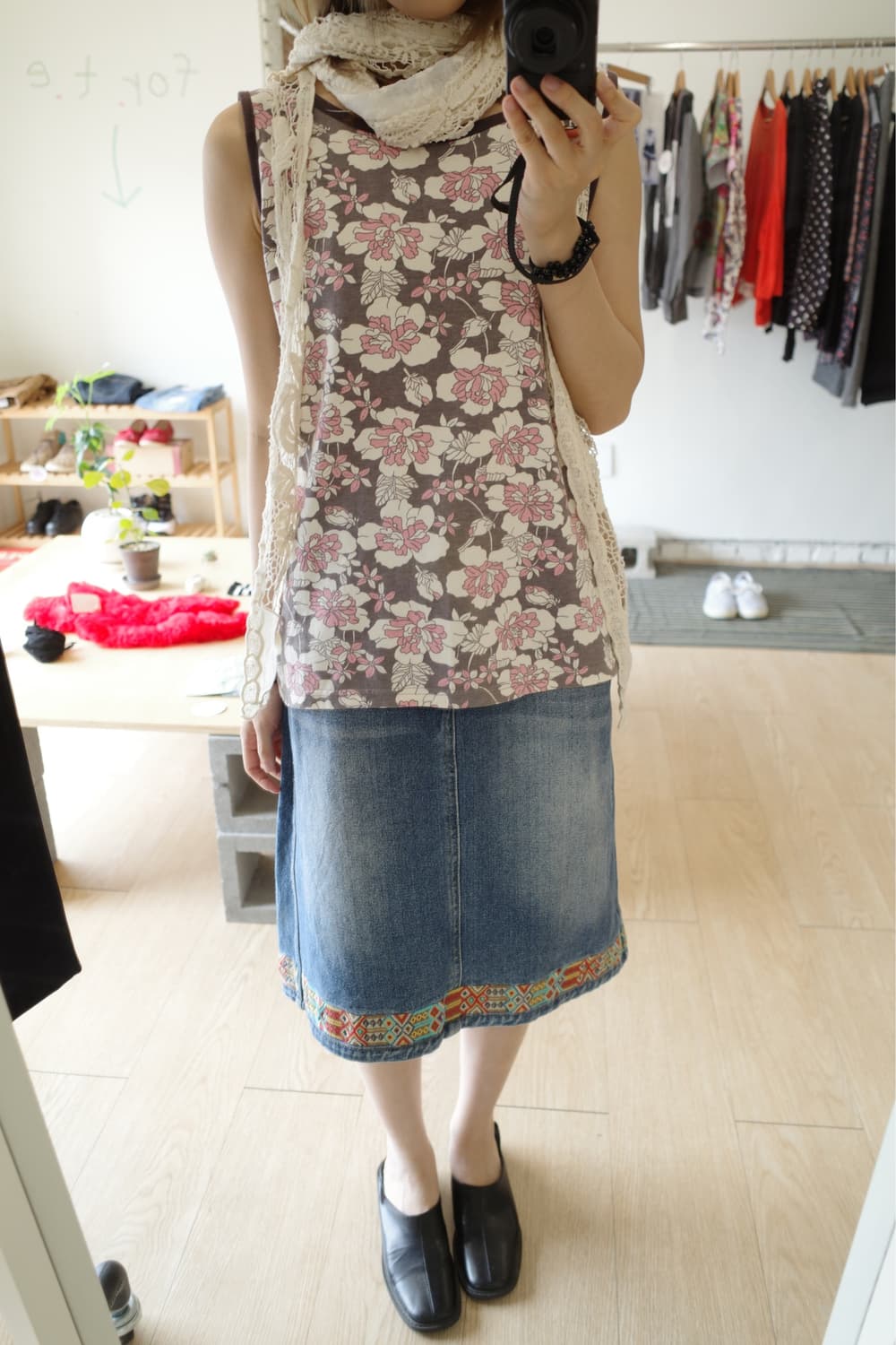vintage flower sleeveless 상품이미지5
