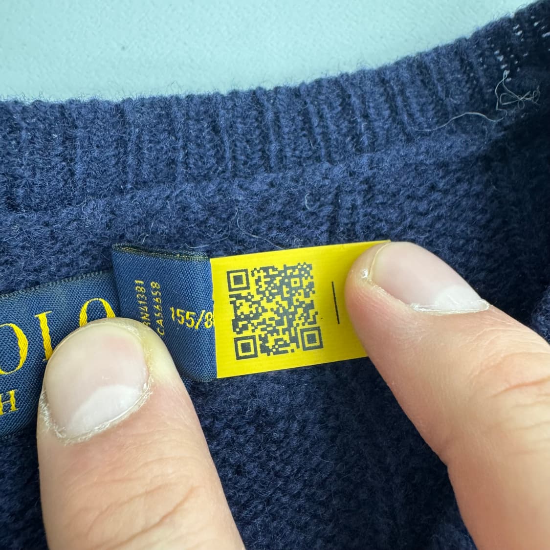 폴로 캐시미어 혼방 가디건  상품이미지5