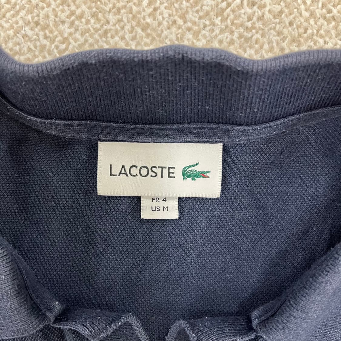 M 라코스테 오픈카라 반팔 티셔츠 0225M1 상품이미지2