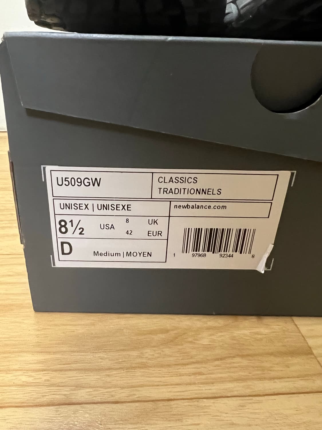 뉴발란스 509 U509GW 운동화 265mm (상태 좋음) 상품이미지5