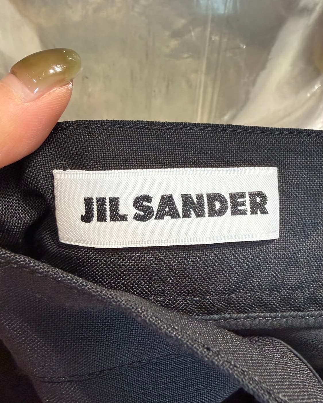 질샌더 블랙 스트레이트 슬랙스 팬츠  상품이미지8