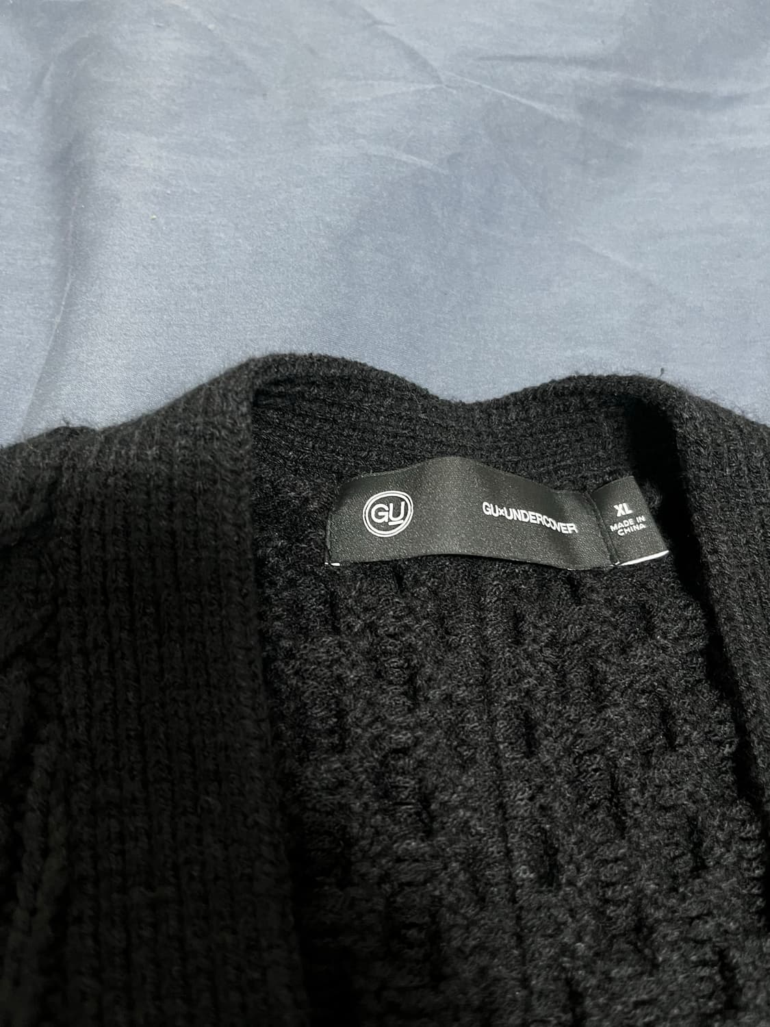 언더커버 케이블 집업 가디건 xl 지유 협업 솔로이스트 상품이미지4