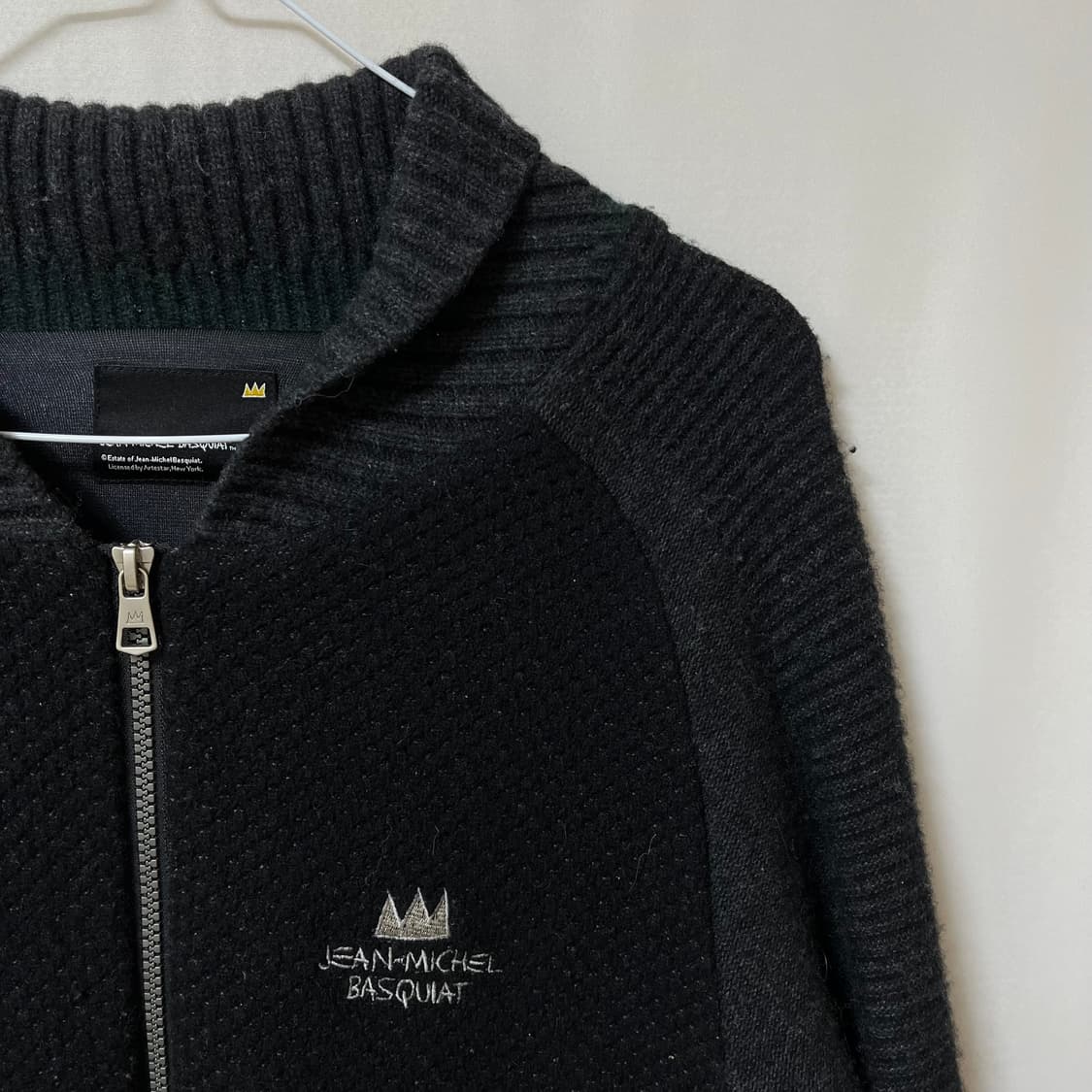 장 미쉘 바스키아 니트 집업 자켓 M/95 상품이미지5