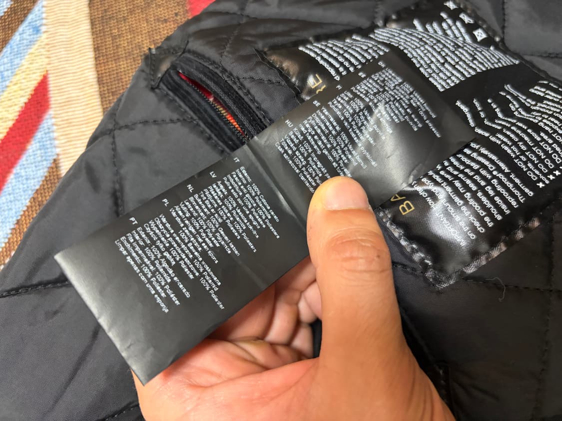 Barbour 바버 인터네셔널 듀크 왁스 자켓 블랙 상품이미지8