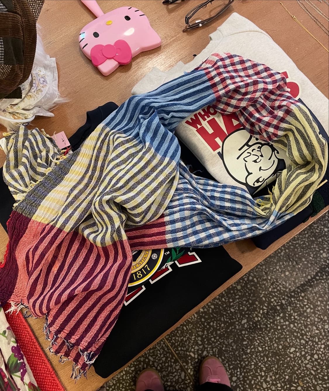 빈티지 믹스 머플러 [무배] 상품이미지2