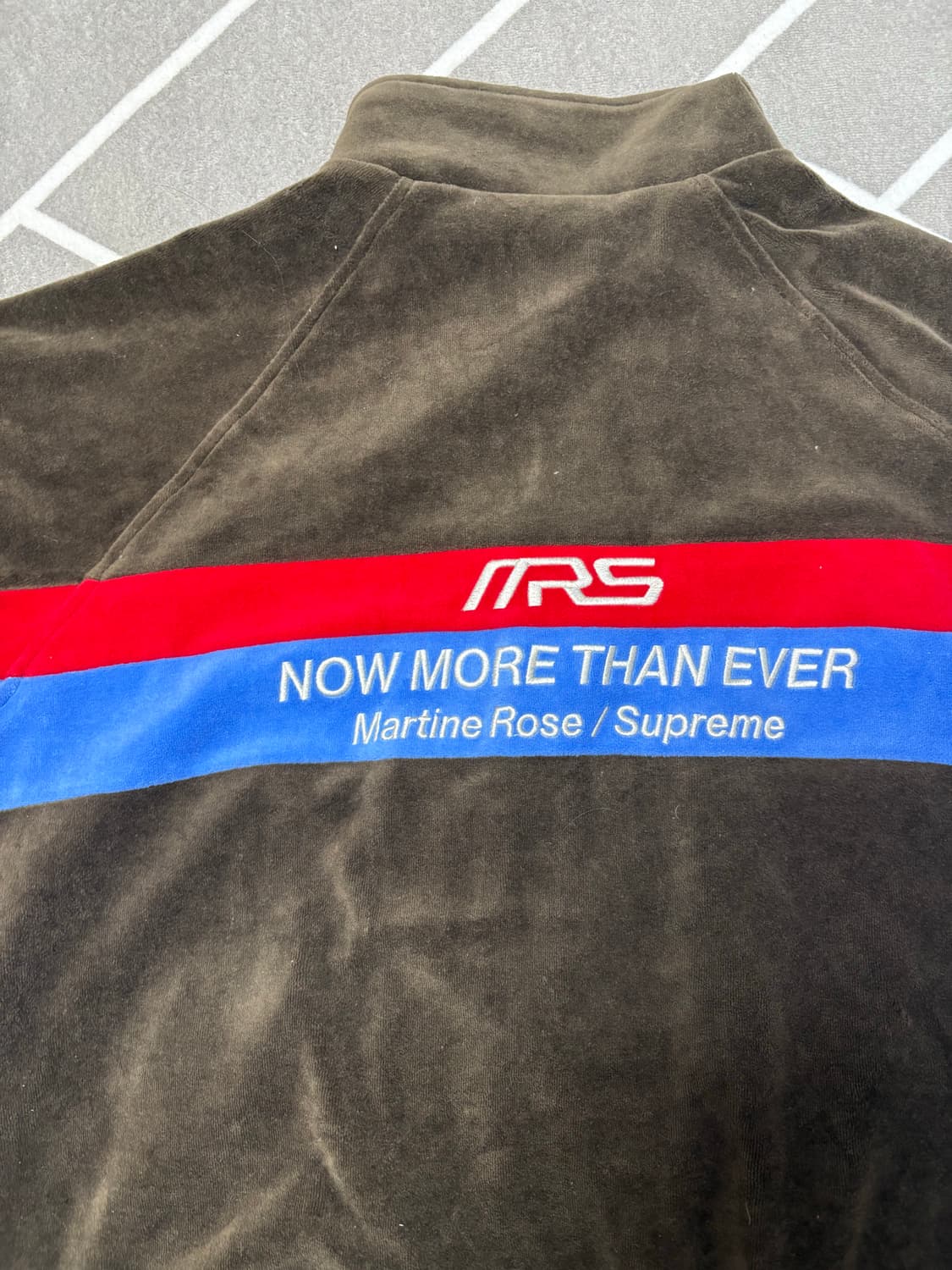 슈프림 마틴로즈 트랙자켓 집업 벨벳 브라운 상품이미지2