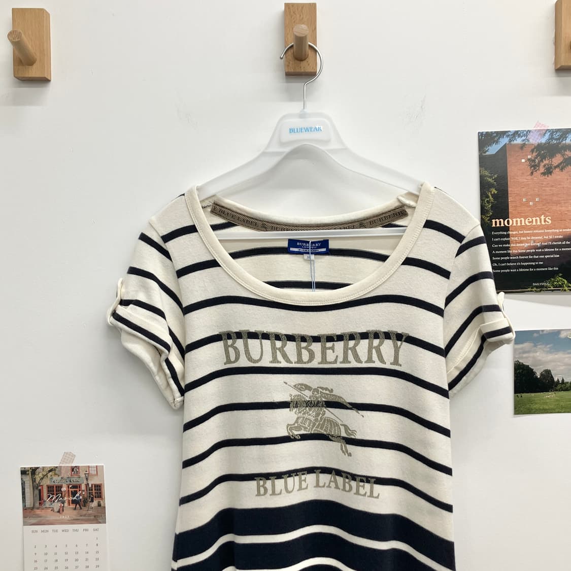 버버리 로고 스트라이프 원피스 상품이미지2