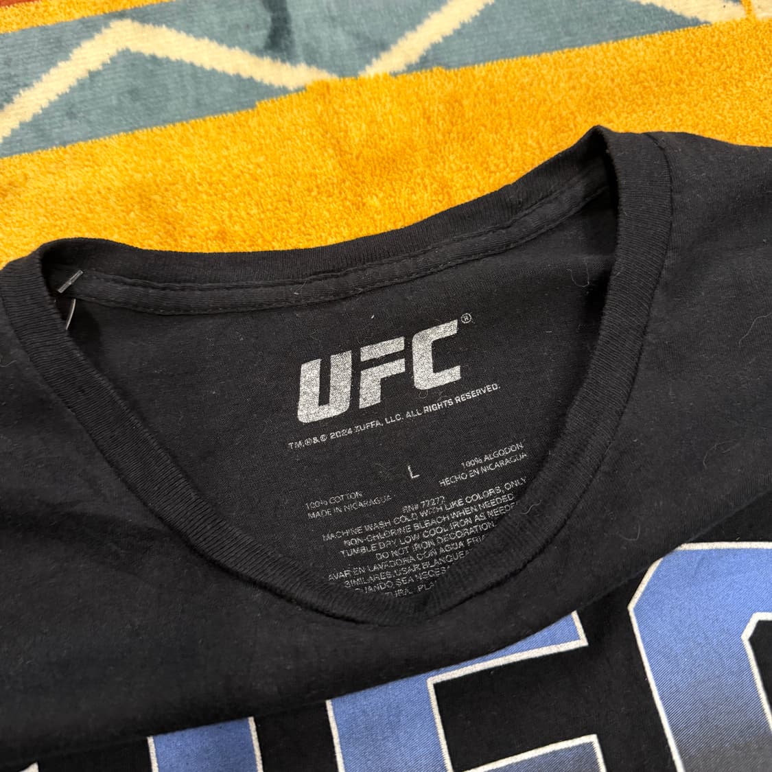 UFC 오피셜 머천다이즈 맥그리거 아데산야 존 존스 반팔 티셔츠 N 상품이미지4