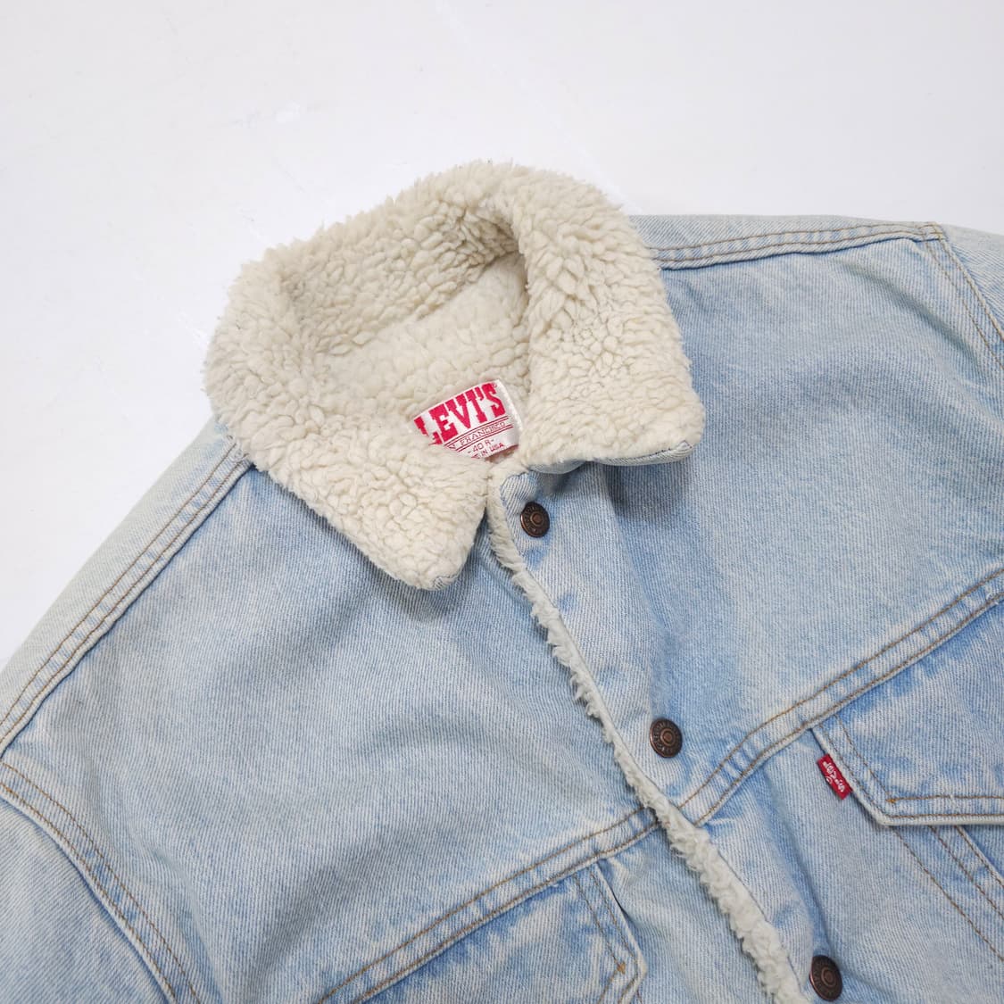 리바이스 80s USA 쉐르파 데님 자켓 상품이미지2