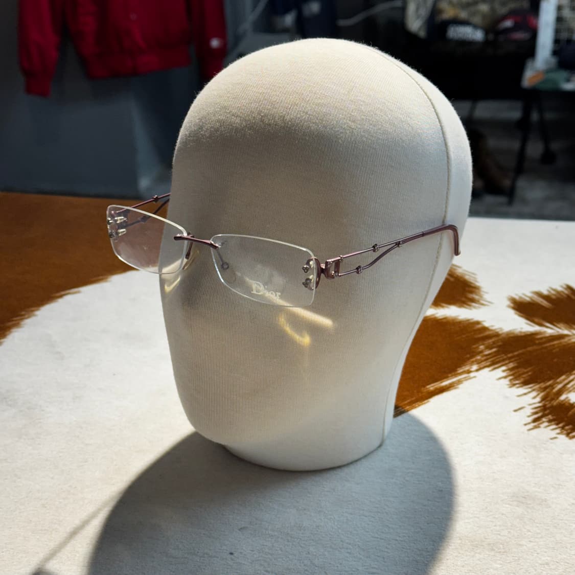 Dior 디올 무테 안경 크리스탈 (OS) 긱시크 y2k 상품이미지3