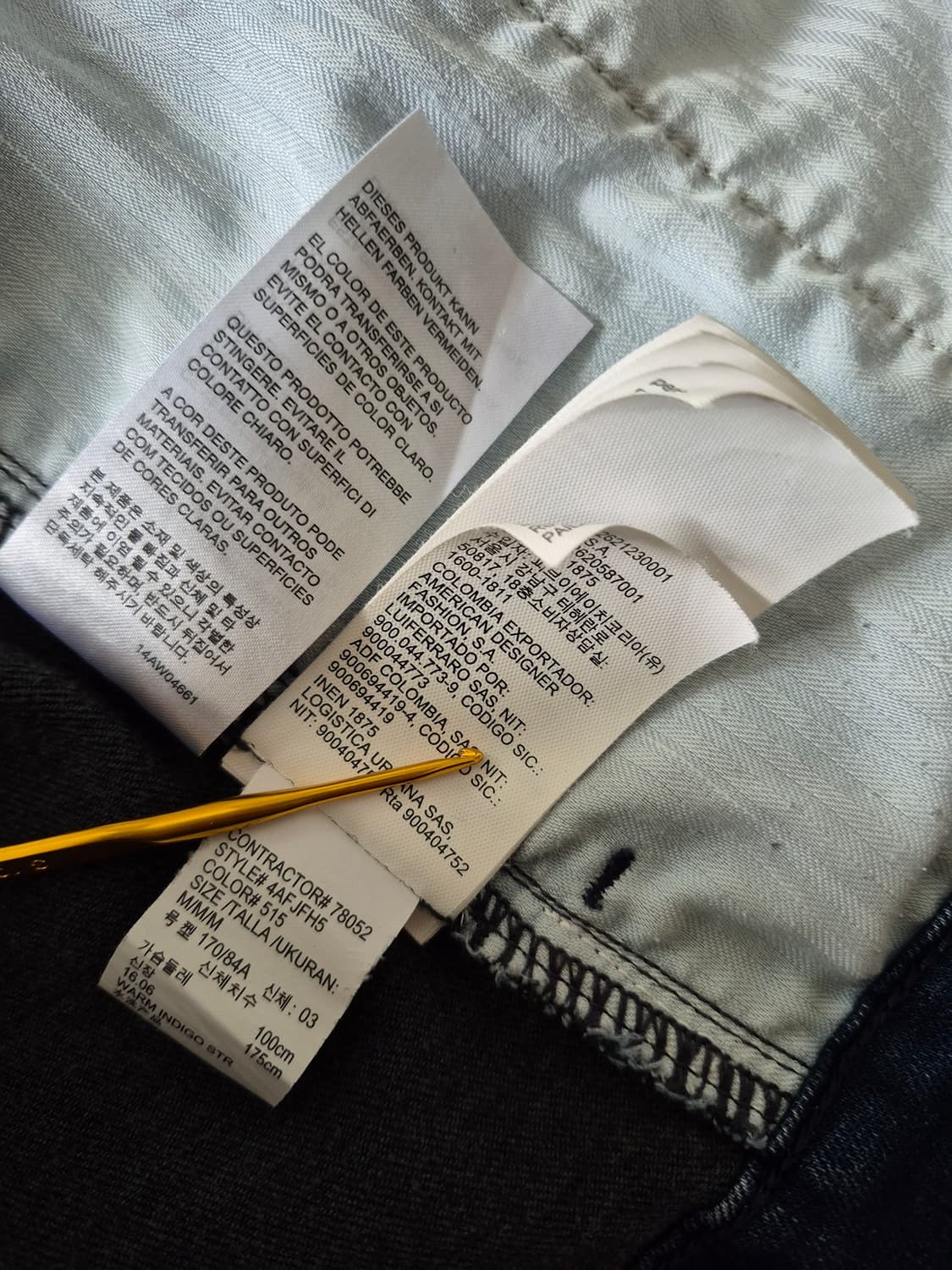 캘빈클라인 스판데님 자켓 상품이미지9