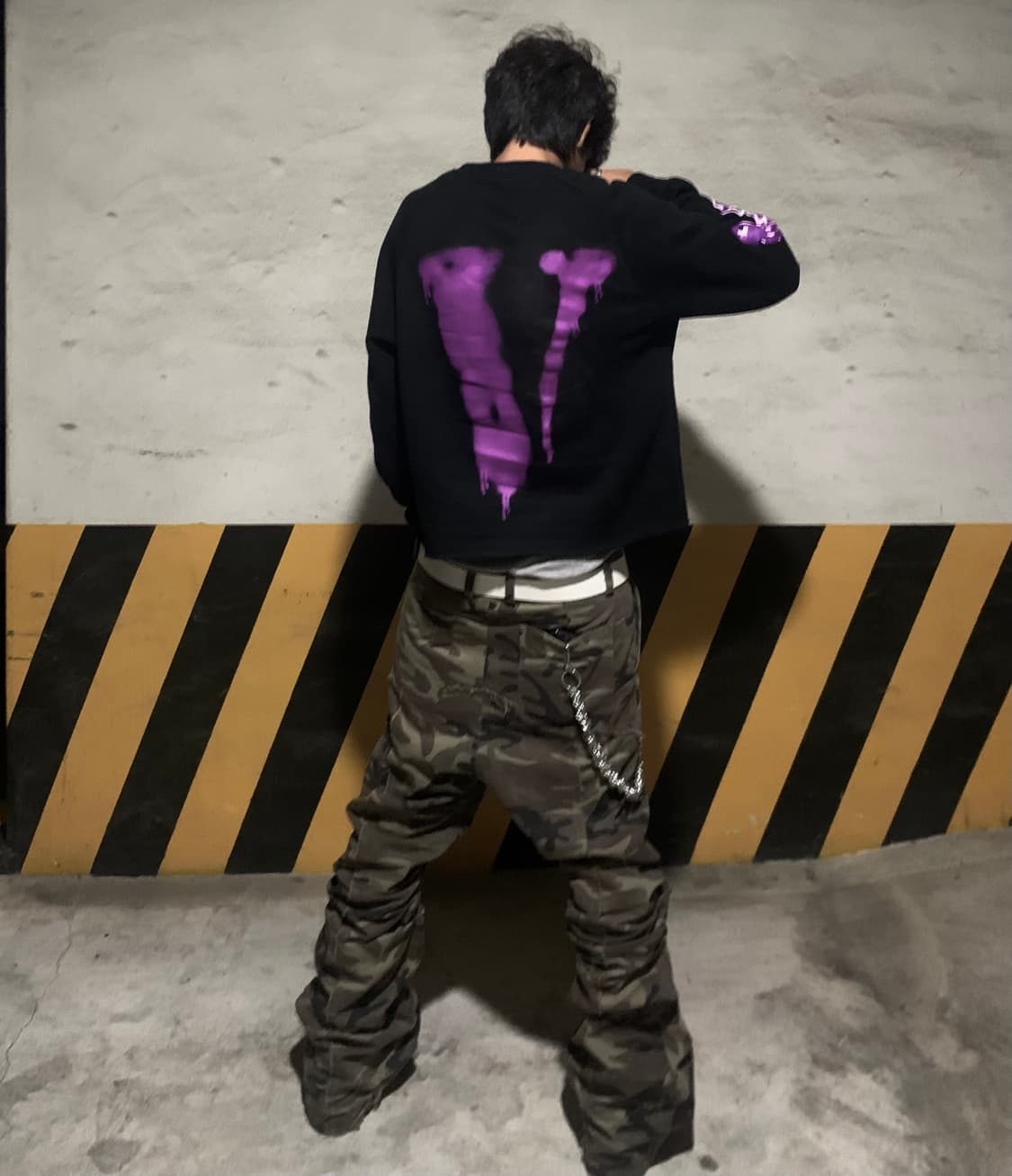 AOP 카모 플레어 팬츠 1 상품이미지1