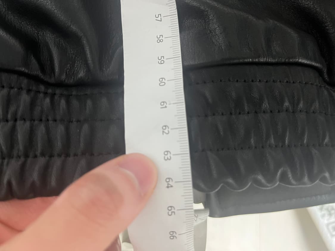 veluokldly 풀그레인 베지터블 1.5mm 소가죽 가죽자켓 블루종 상품이미지6