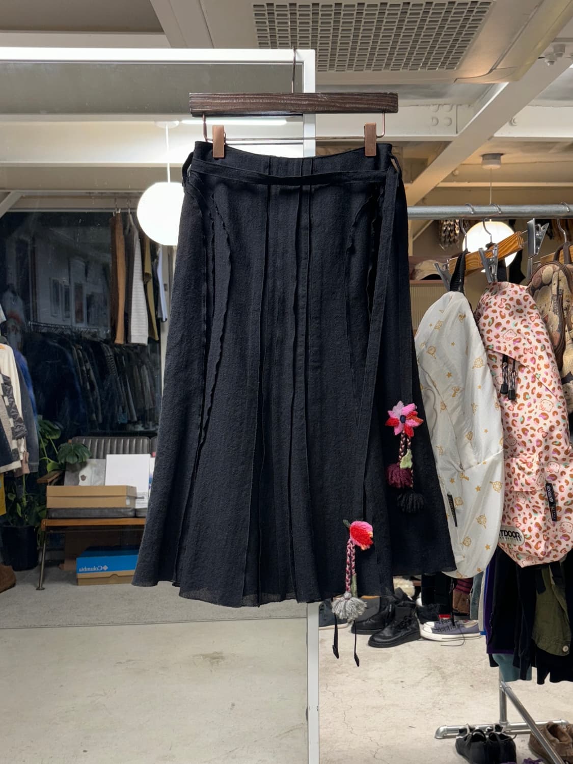 소니아 리키엘 벨티드 울 스커트 상품이미지1