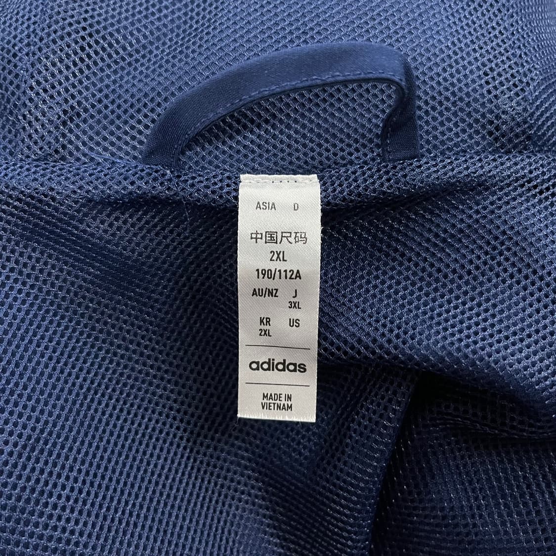 [정품/2XL] 아디다스 전북 현대 후드 집업 자켓 네이비 b17 상품이미지6