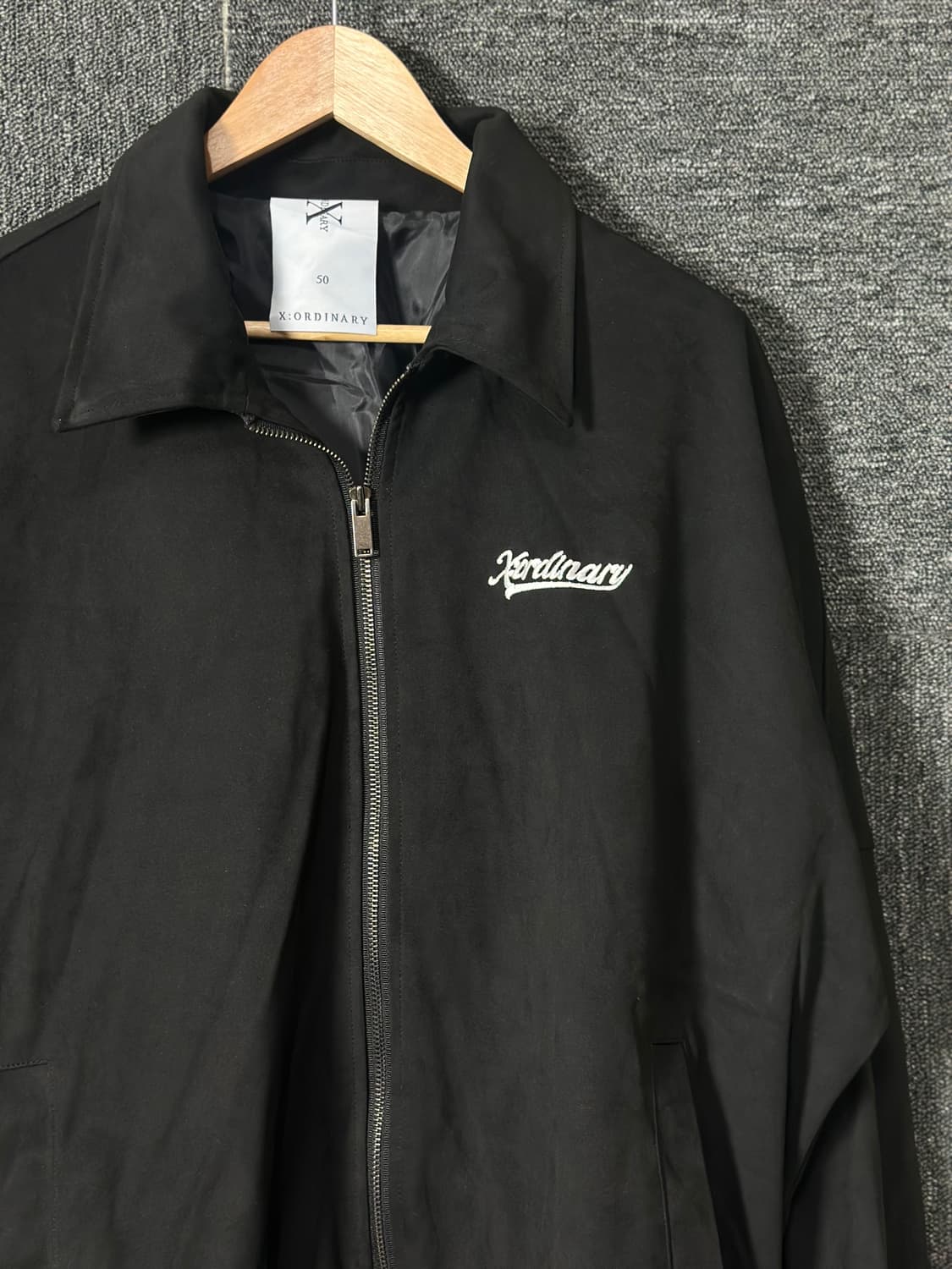 엑스오디너리(X:ORDINARY) 토끼 자수 스웨이드 워크 자 상품이미지3