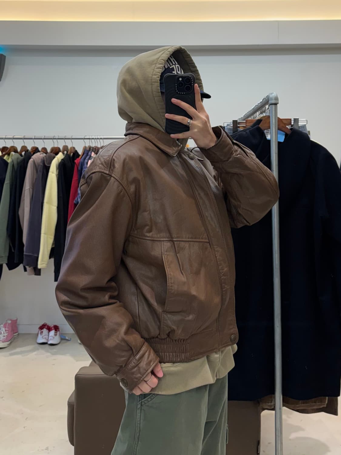 Sober A-1 레더 자켓 상품이미지5