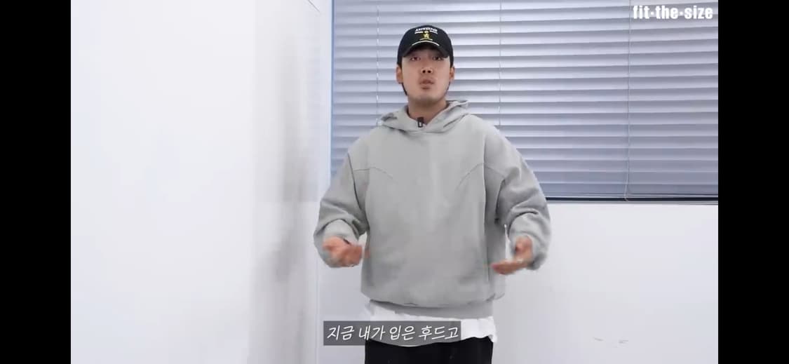 그레일즈 지오매트리 후드 후디 애쉬 세이지 2사이즈 상품이미지5