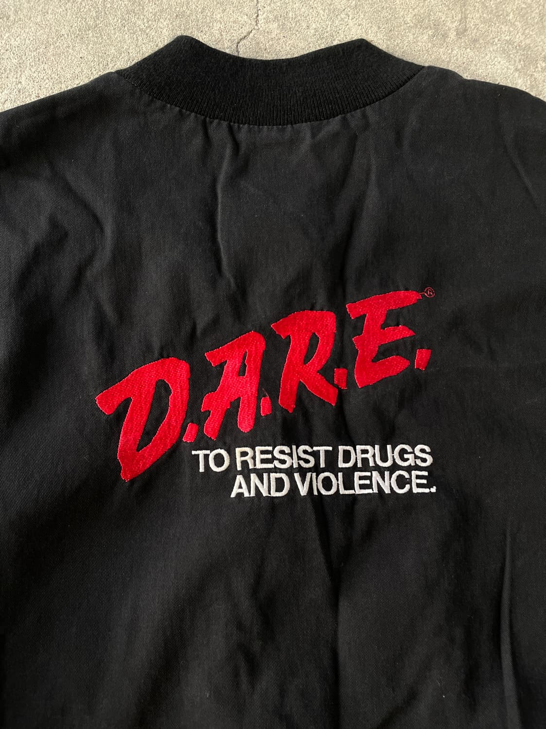 90s D.A.R.E Cotton Bomber Jacket(USA) 상품이미지7
