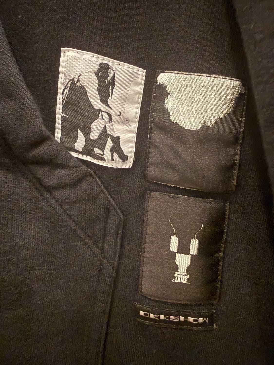 릭오웬스 다크쉐도우 김프 후드 블랙(S) 상품이미지3