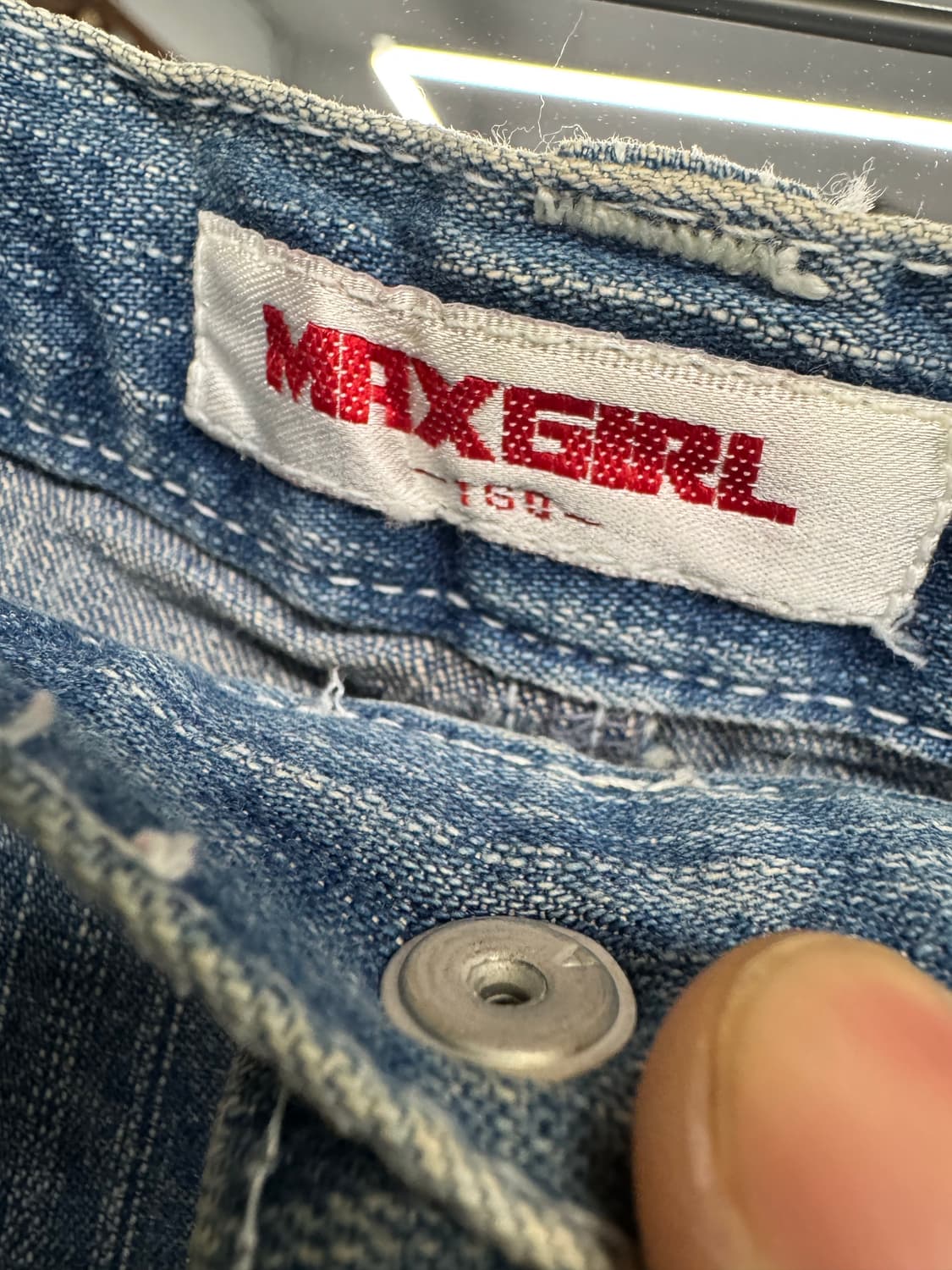 MRXGIRL 데님 미니스커트 상품이미지3