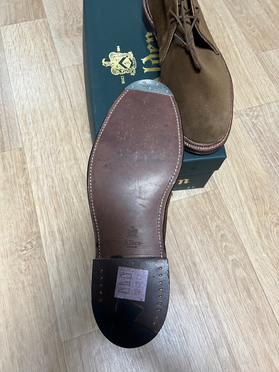 알든 1943 스웨이드 스너프 9E 새제품 상품이미지4