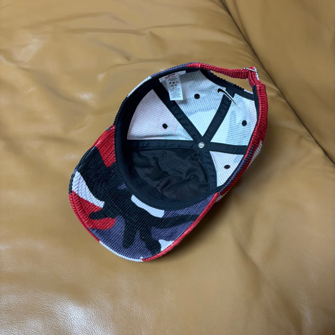 (Supreme x Nike) 슈프림x나이키 카모 레드 6패널 볼캡 모자 상품이미지6